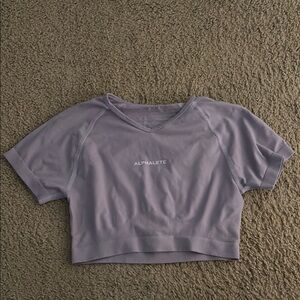 Alphalete Women's Purple Crop Top